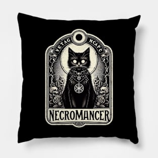 cat necromancer Pillow