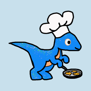 Hanukkah Velociraptor with Chef's Hat (No Text) T-Shirt