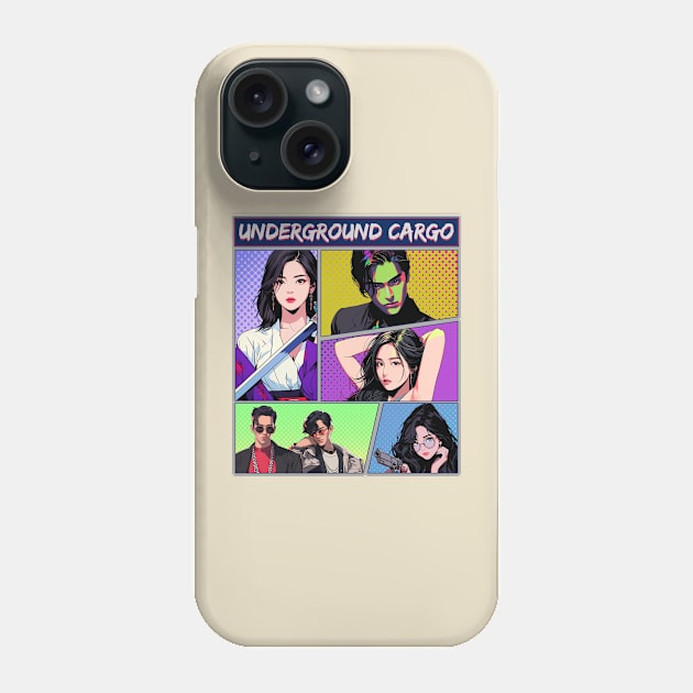 Underground Cargo Comic Manhwa Manga Phone Case by Underground Cargo