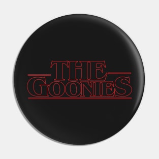 Stranger Goonies Things Pin