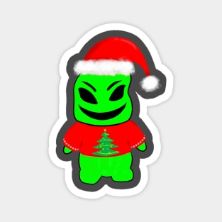 Oogie Boogie Ugly Christmas Sweater Magnet