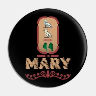 MARY-American names in hieroglyphic letters,  a Khartouch Pin