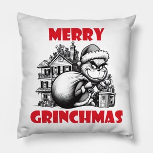 Christmas Grinch Pillow