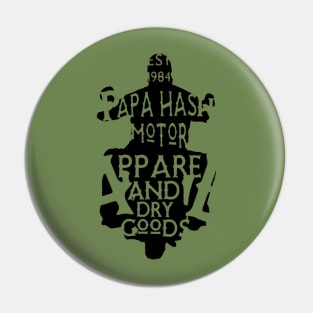 Papa Hash Apparel: Lone Rider Pin