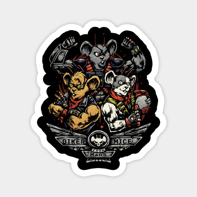 Biker Mice From Mars Magnet by Bodya