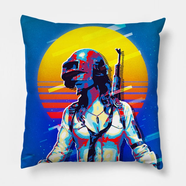 Pubg girl Pillow by Durro