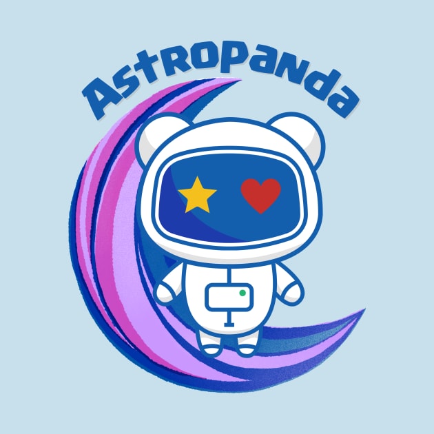 Astropanda art animal by livilop