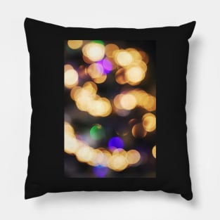 Christmas Bokeh''' Pillow