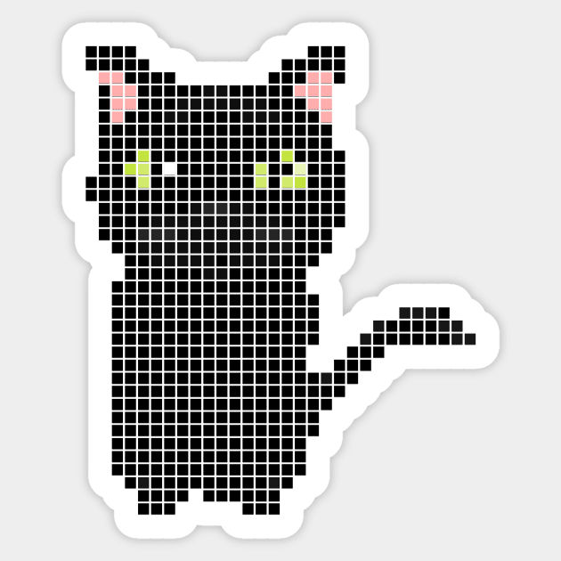 Cat Pixel Sticker for iOS & Android