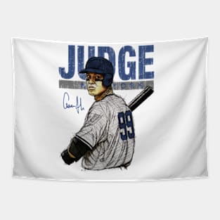 Aaron Judge New York Y Stare Tapestry