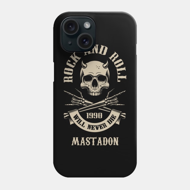 Never Die Mastadon Phone Case by Pantat Kering