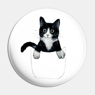 cat in your pocket Pin