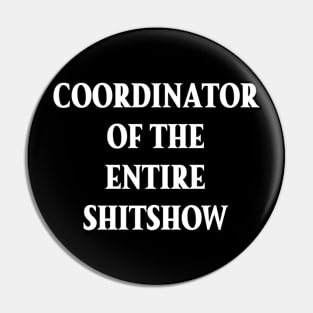 Mens funny sarcastic coordinator Pin