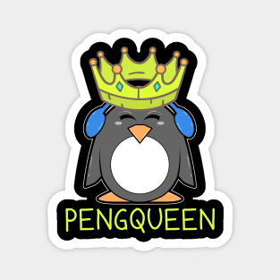 Queen Penguin Pengqueen Magnet