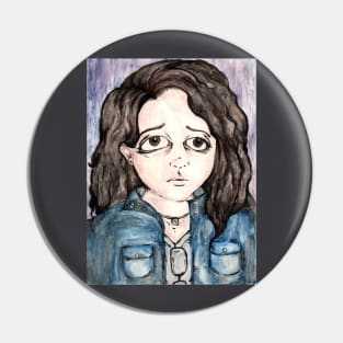 The Inaccurate Self-Portrait of a Madman Pin