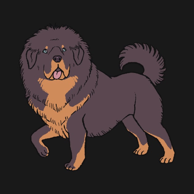 Tibetan Mastiff (Doggust 2022) by tiffatiel