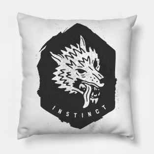 Instinct - Wolf Pillow