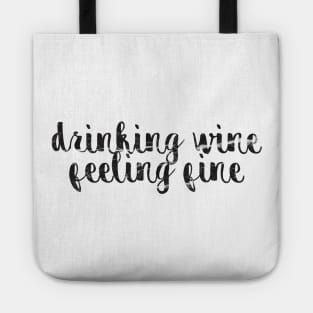 Marble Drinking Wine Tote