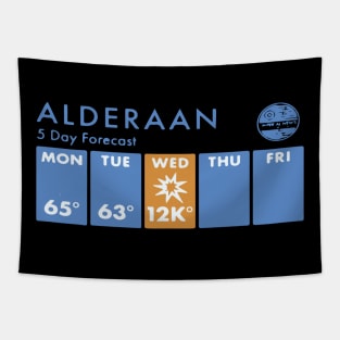 Alderaan 5 Day Forecast Tapestry