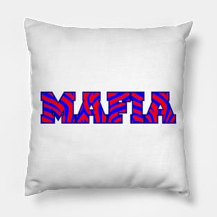 Buffalo Football Zubaz Mafia Pillow