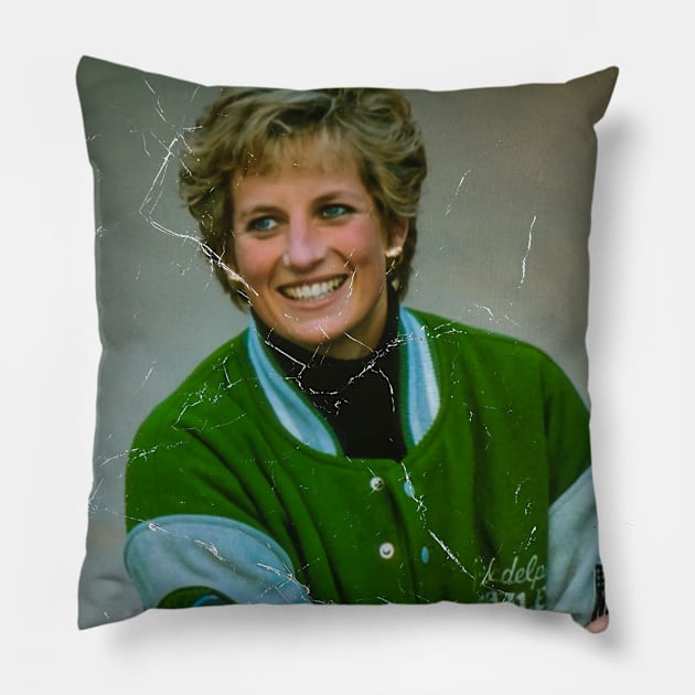 princess diana eagles fan Pillow by dance girl and mousse podcast