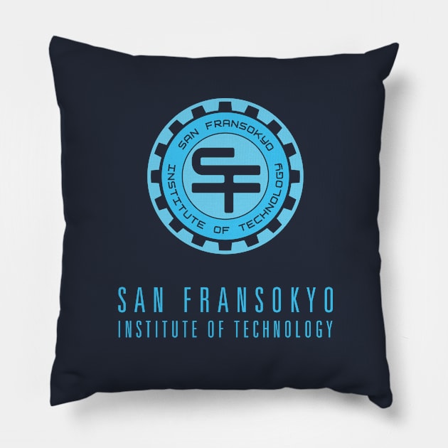 Bay Area Technical Institute - BLUE Pillow by Heyday Threads