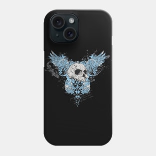 Zombie Skull with Wings Phone Case