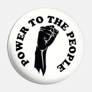 Power to the people, Black history Pin