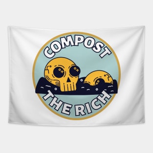 Compost the Rich Skull Tapestry