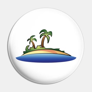 Desert Island - Small Pin