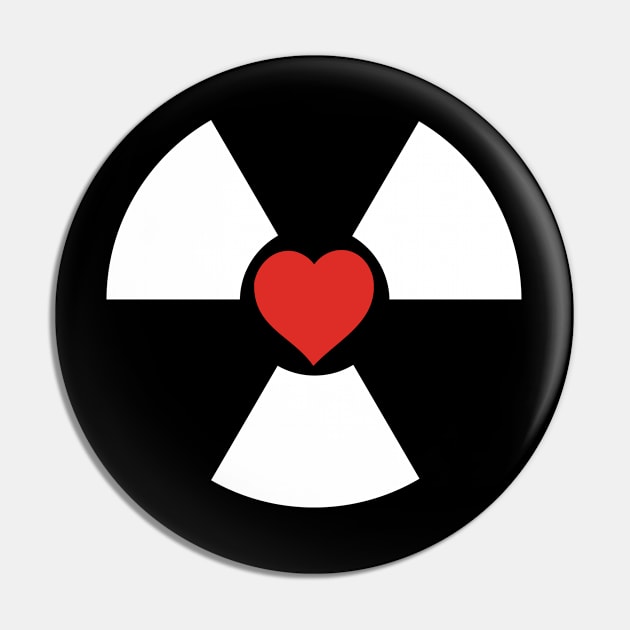 Love Nuclear Energy Pin by RedYolk