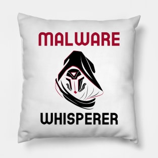 Shadow Malware Whisperer Cybersecurity Pillow