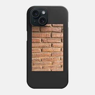 Vintage red brick wall texture background Phone Case