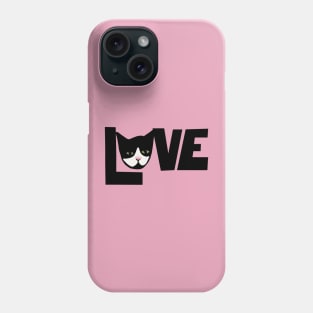 I Love my Tuxedo Cat Phone Case