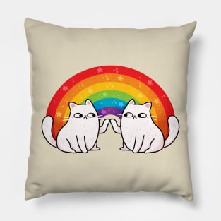 Rainbow Cats Pillow