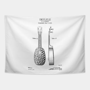 UKULELE  patent Tapestry