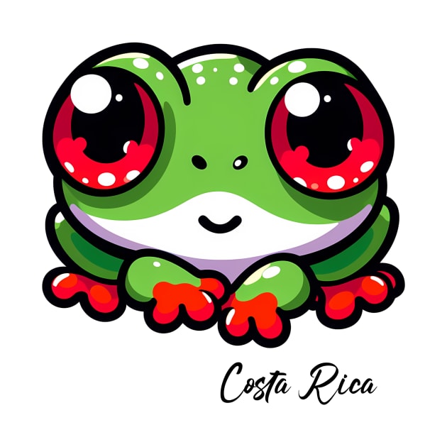 Cute & Cuddly: Red-Eyed Tree Frog Costa Rica 🐸 by Costa Rica Designs