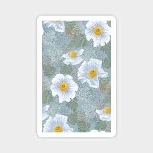 Vintage Ojai Matilija Poppies Magnet