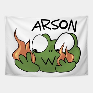 Arson Frog Tapestry