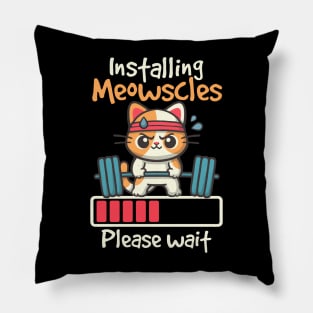 Installing meowscles Pillow