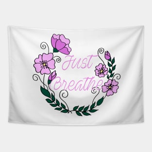 flower wreath Tapestry