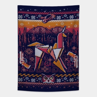 Nexus Xmas Sweater (Sunset) Tapestry