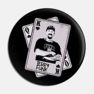 Retro Terry Funk Card Style Pin