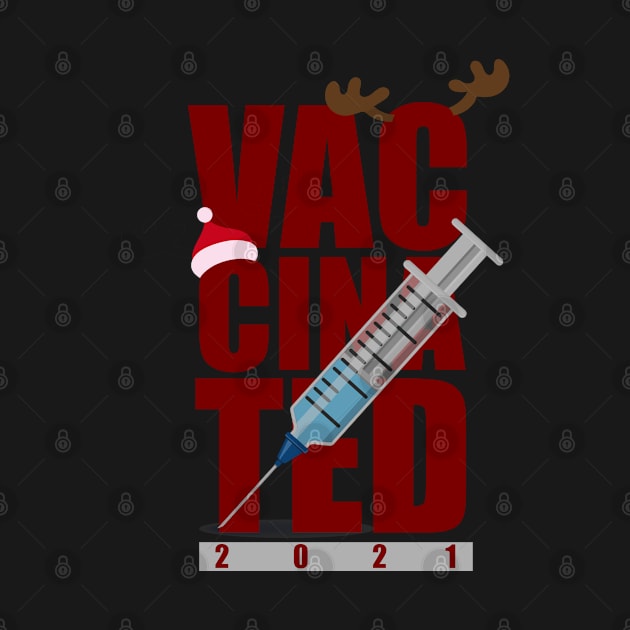 vaccinated christmas by Nwebube parody design