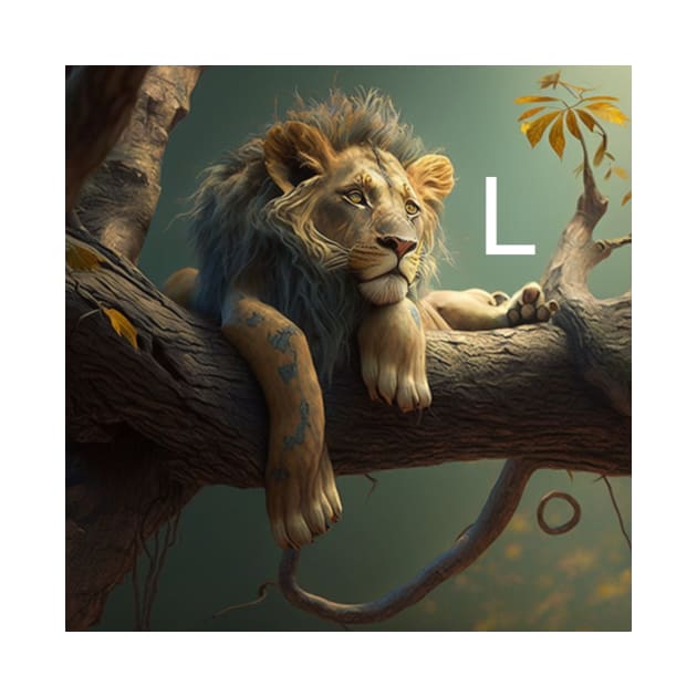 Letter L for Lounging Lion AdventuresOfSela by Parody-is-King