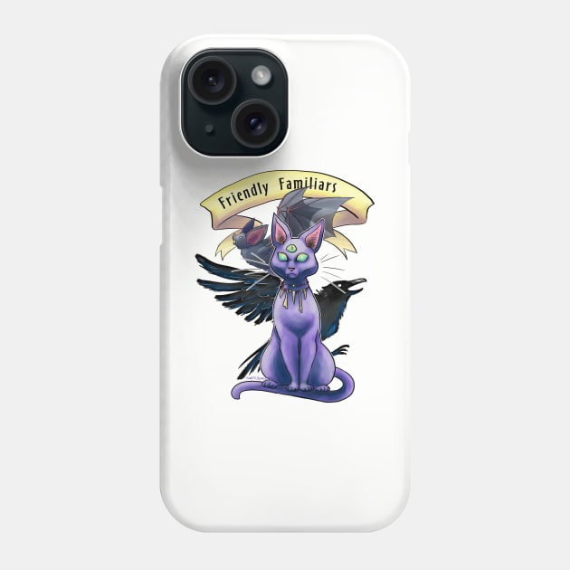 Friendly Familiars Phone Case by swinku