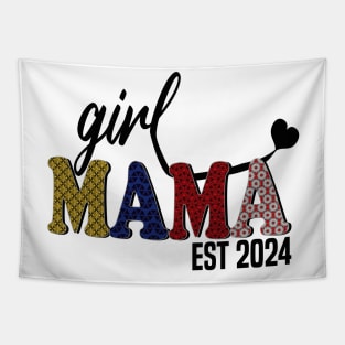 Girl Mama Est 2024 Tapestry