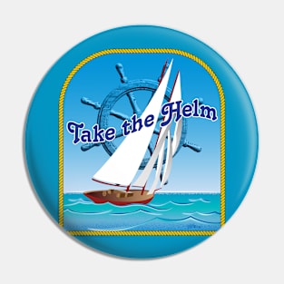 Sailing Helm Pin