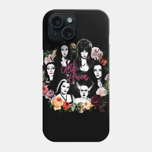 Goth Queens -  Vampira, Lily, Morticia, Frankenstein Phone Case