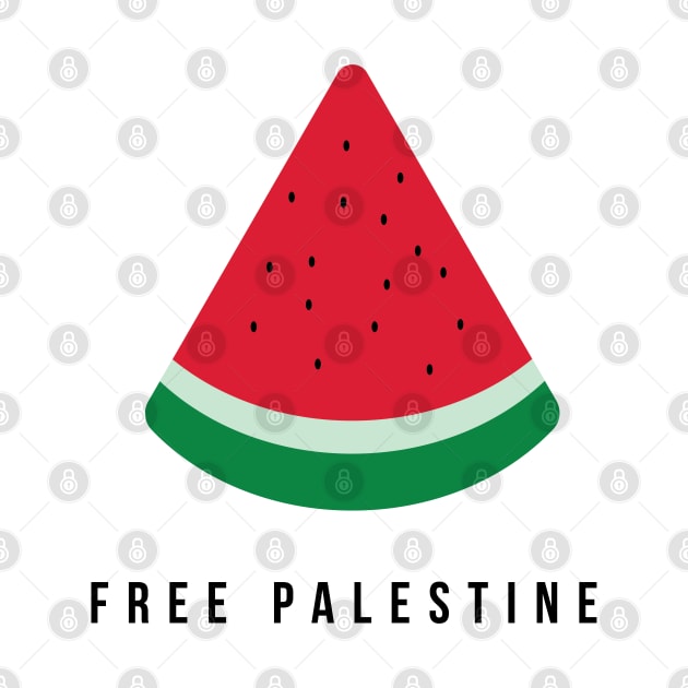 Free Palestine Watermelon by syahrilution